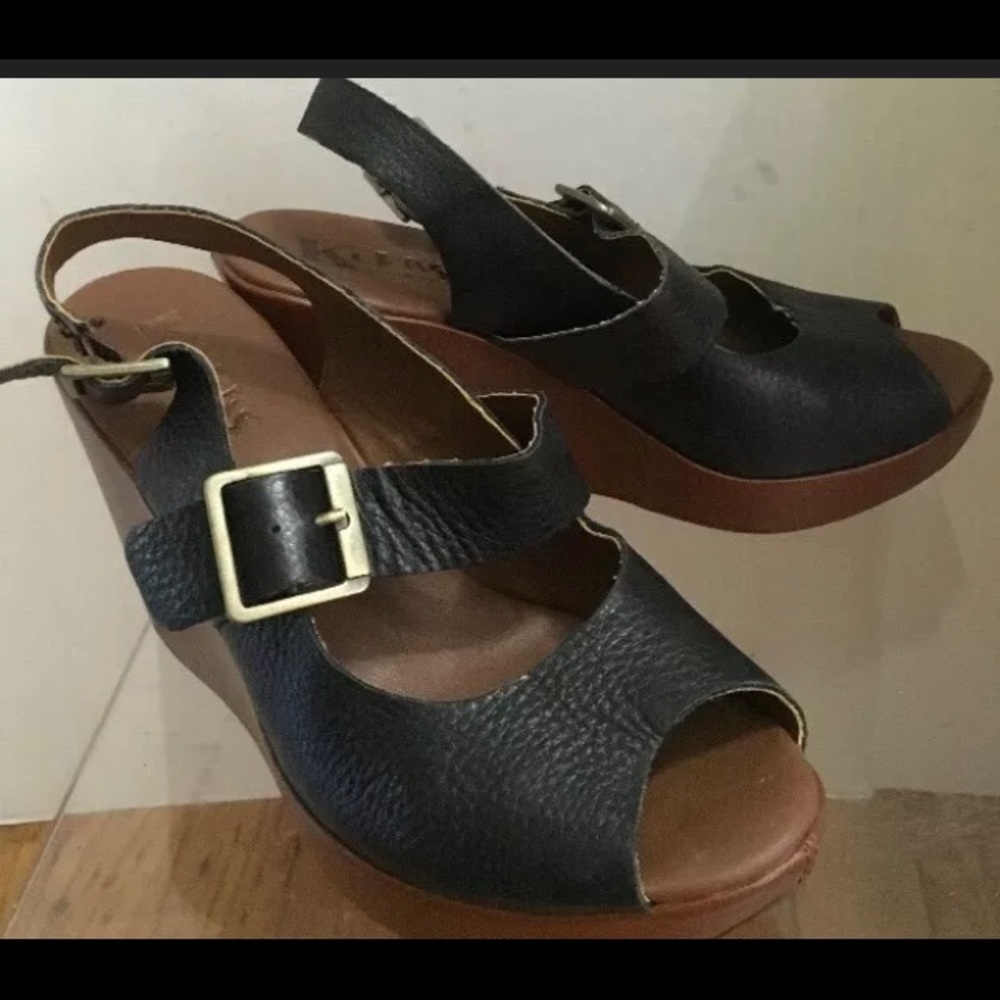 Kork Ease Mary Jane Platform Wedges Heels Size 9 Gem